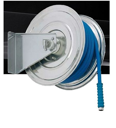 Ручная катушка RAMEX AVM 9320 на 20 м ¾" или 12 м 1" (нерж.), 1" ш., 3/4" ш., 20 бар