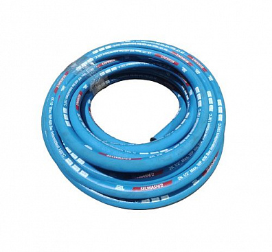 Шланг пищевой синий 2SN12, 400 бар, 150 °C, AQUASTRONG