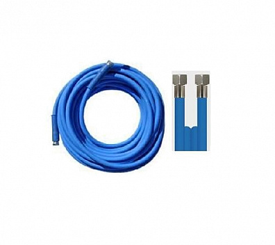 Шланг пищевой AQUAFOAM, 20 м DN 12 – WP 50 бар, 165 °C, с фитингами из нерж. (Г-Ш)