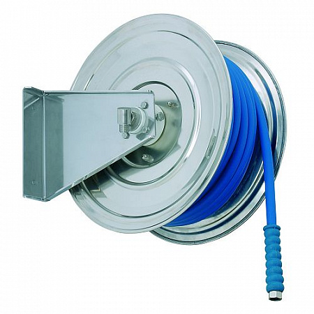 Ручная катушка RAMEX AVM 9320 на 20 м ¾" или 12 м 1" (нерж.), 1" ш., 3/4" ш., 20 бар